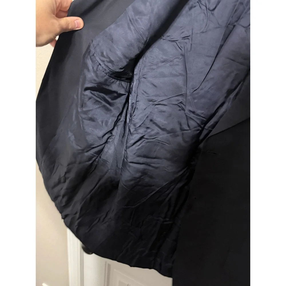 Joseph Feiss Blazer Mens 40 Regular Navy Blue 3 Button International EUC